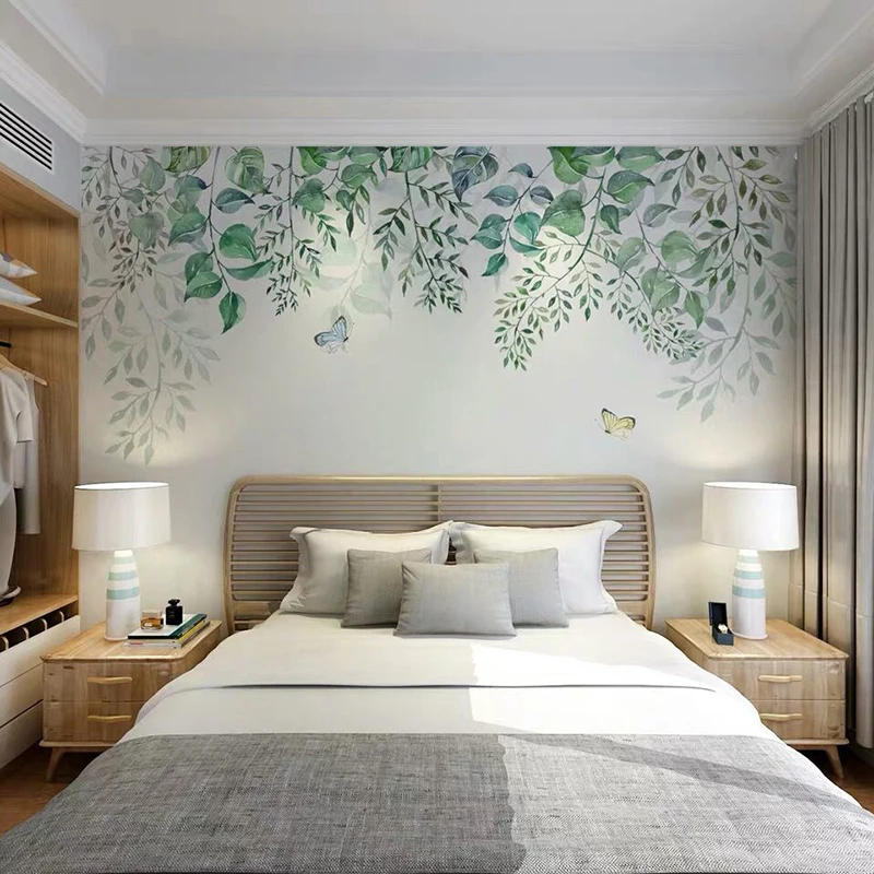 

beibehang papel de parede Leaf vine sand mural wallpapers living room home decor landscape background photo wall paper covering