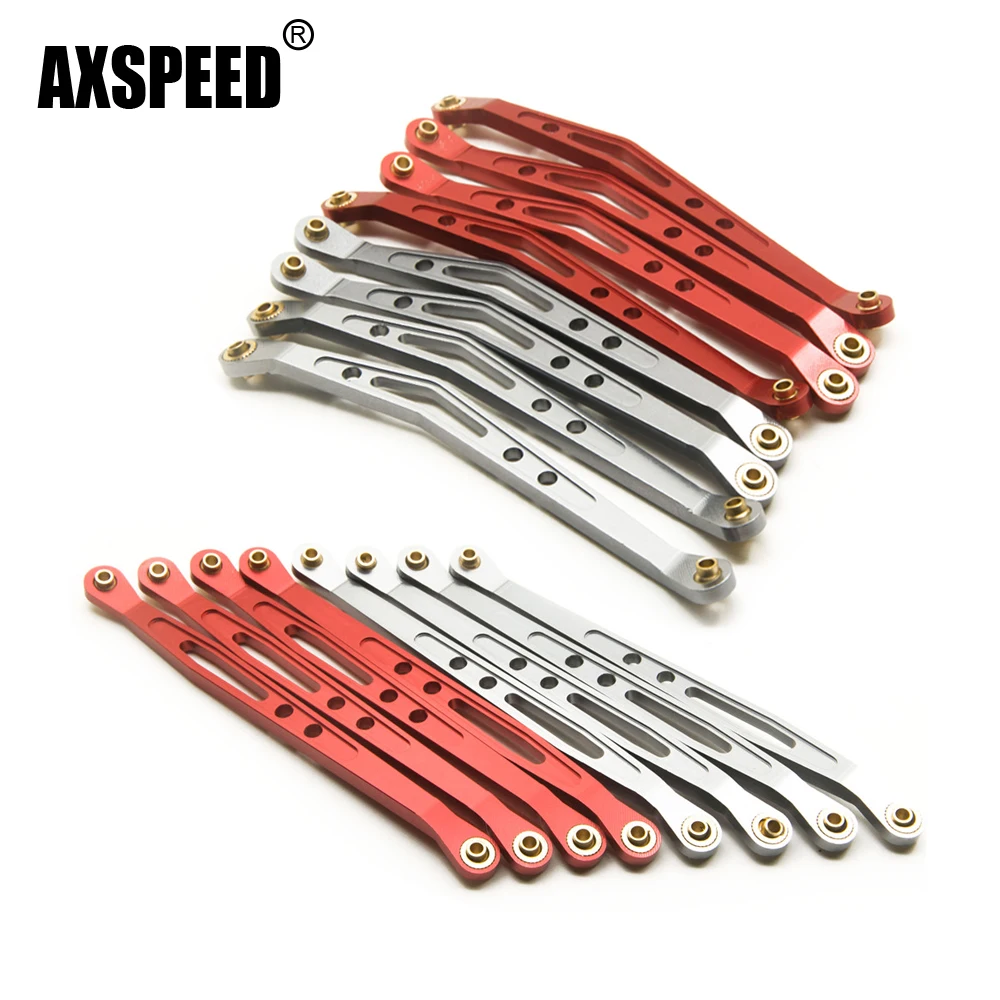 AXSPEED Aluminum Alloy Upper & Lower Suspension Shift Link Rod Linkage for Axial Wraith 90018 1/10 RC Crawler Car Upgrade Parts