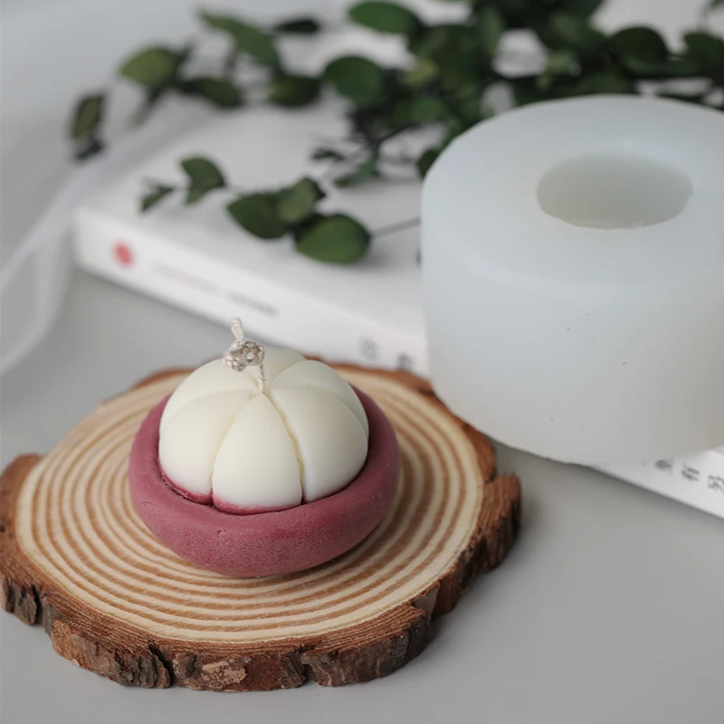 Nový mangosteen silikon svíčka molds plod DIY aromaterapie sádrovec plíseň manuál karafiát molds