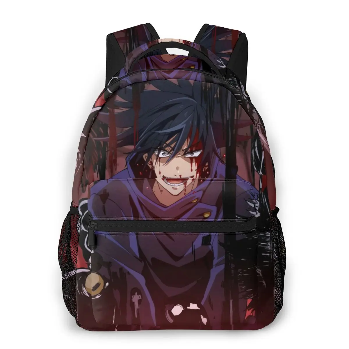 

Megumi Fushiguro Jujutsu Kaisen Backpack for Girls Boys Travel RucksackBackpacks for Teenage school bag