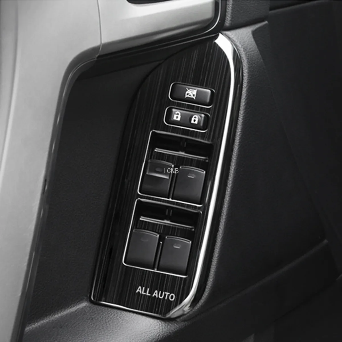 Stainless Steel Window Switch Decoration Panels Trims for Toyota Land Cruiser Prado 150 2010 2011 2012 2013 - 2019 Accessories