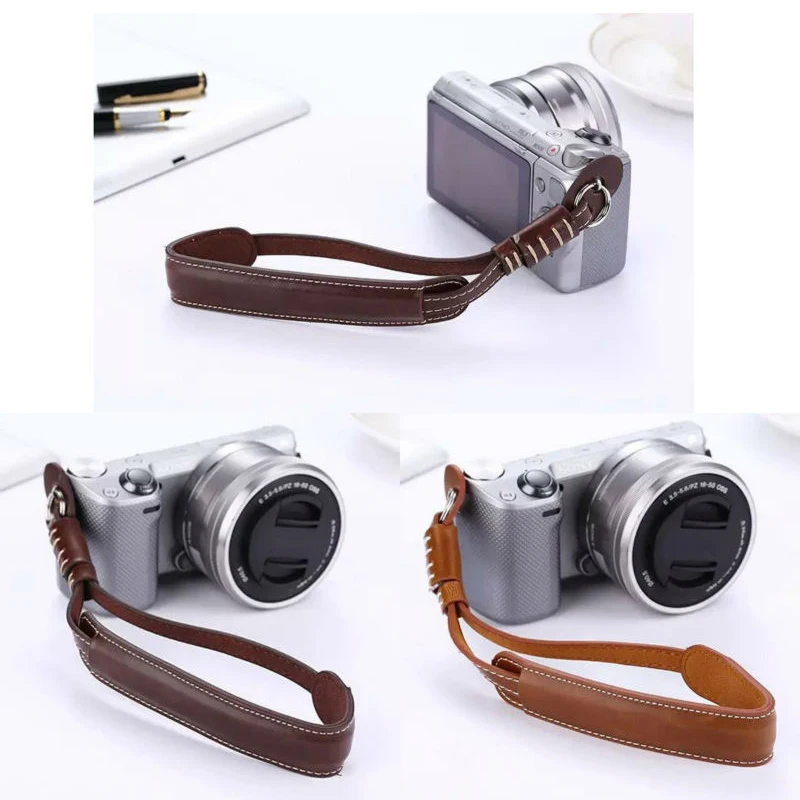 Camera Wrist Hand Strap Grip for Sony A7III A7M4 NEX5T NEX5N 5R NEX3N NEX6 NEX7 NEX-5R NEX-5C NEX-5T NEX-F3 A6000 A6500 A6300