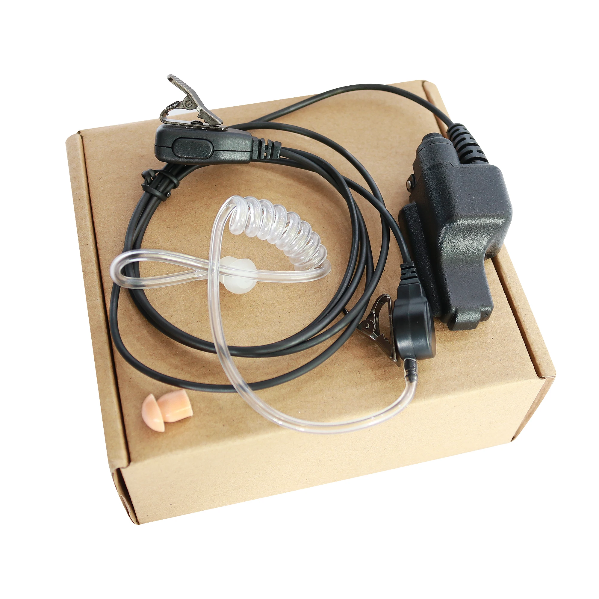 

Walkie Talkie Covert Earpiece Acoustic Tube Headset PTT Accessories For HT1000 XTS2500 XTS3000 XTS3500 XTS5000 Two Way Radio