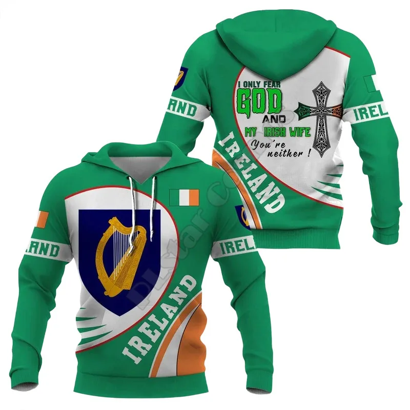 Ireland Jesus Girl hoodie 3D Printed Hoodies Fashion Pullover Men For Women Sweatshirts Sweater Cosplay Costumes