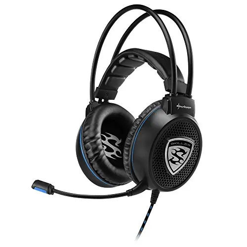 Sharkoon SGH1-wired Gaming headset, stereo, microphone, black/blue