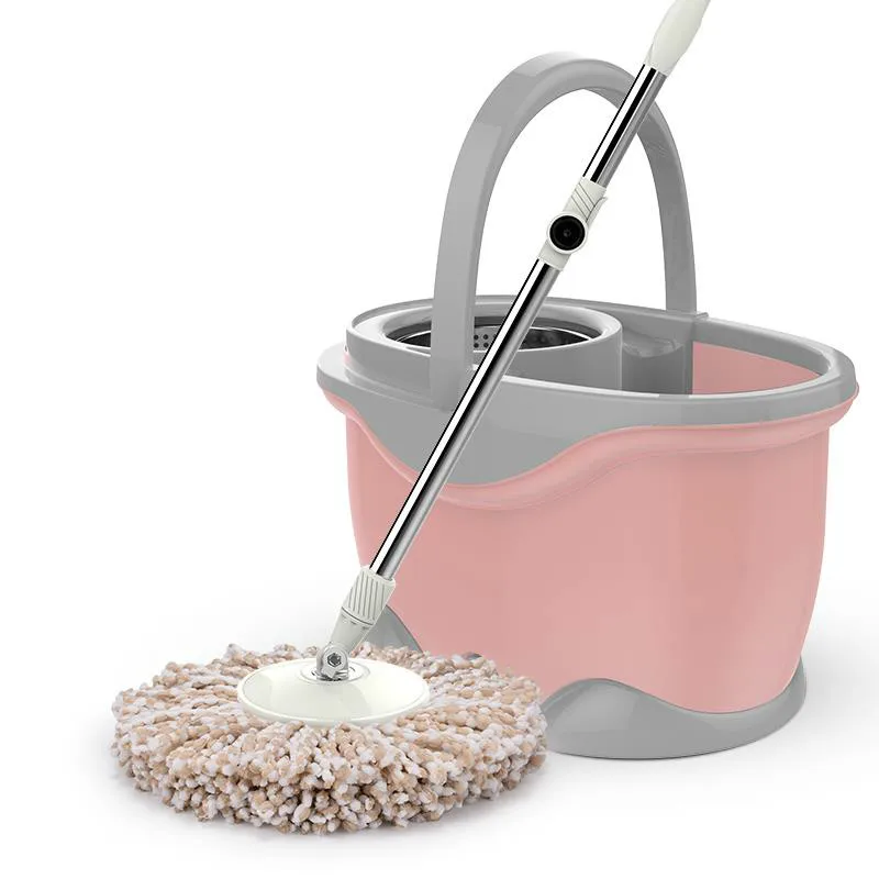 Household cleaning Rotating mop Automatic hand wash Wet and dry land drag dry double drive mop bucket set WF1015