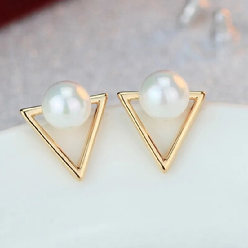 2024 Hot Sale New Fashion Jewelry Retro Triangle Earrings Personality Geometric Earrings Female Elegant Bohemian Earrings