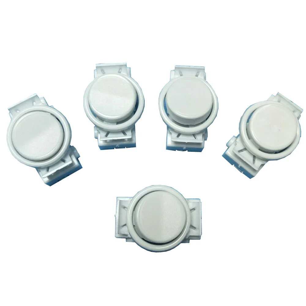 250V 0.5A Lamp Push Button SwitchR Round Rocker Switches for Table Lamp Ceiling Lights and Electrical Appliance OJ-336, 6-Pack,