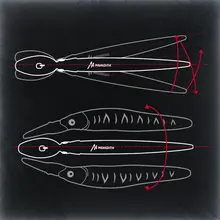 Soft Minnow Wobbler Fishing Lures 110mm #5