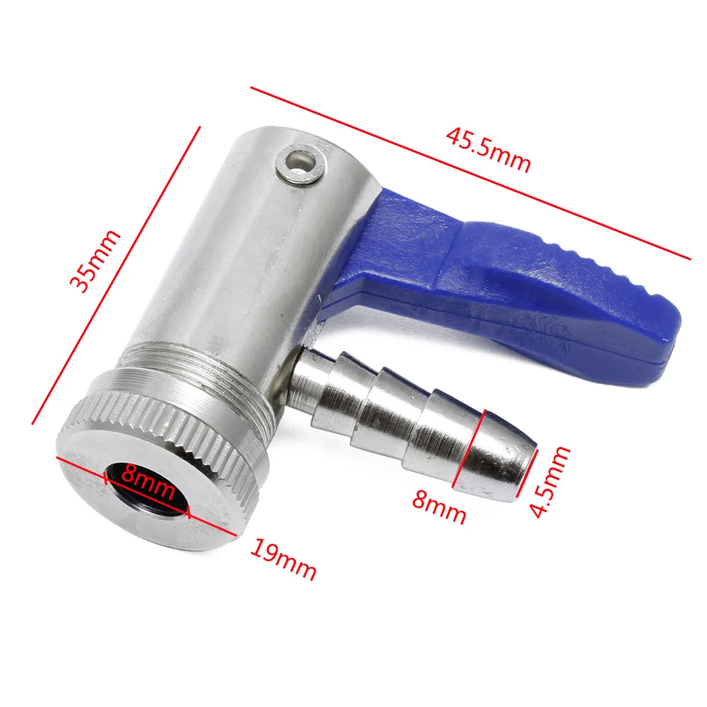 NEW 6mm/8mm Auto Air Pump Tire Inflator Valve Connector Chuck Clip Car Truck Tyre Car Open Stem Tire Auto Repair Tool Valve Clip