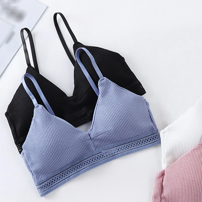 Women Adjustable Shoulder Strap Bras Gather Comfortable Bra Push Up Underwear Soft Breathable Bralette New