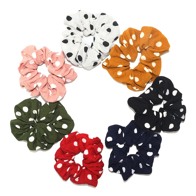 

New Cute Girl&Women Headbands Print dot Head circle Scrunchie Hearband Turban Infant Head Bands Hairbands For Kids Girl ,ACC216