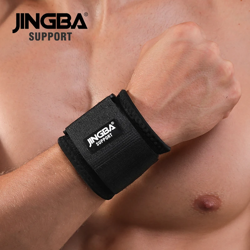 JINGBA SUPPORT Adjustable weightlifting wristband Support Fitness Bandage Wrist Support Protective gear wrist band Tennis Brace