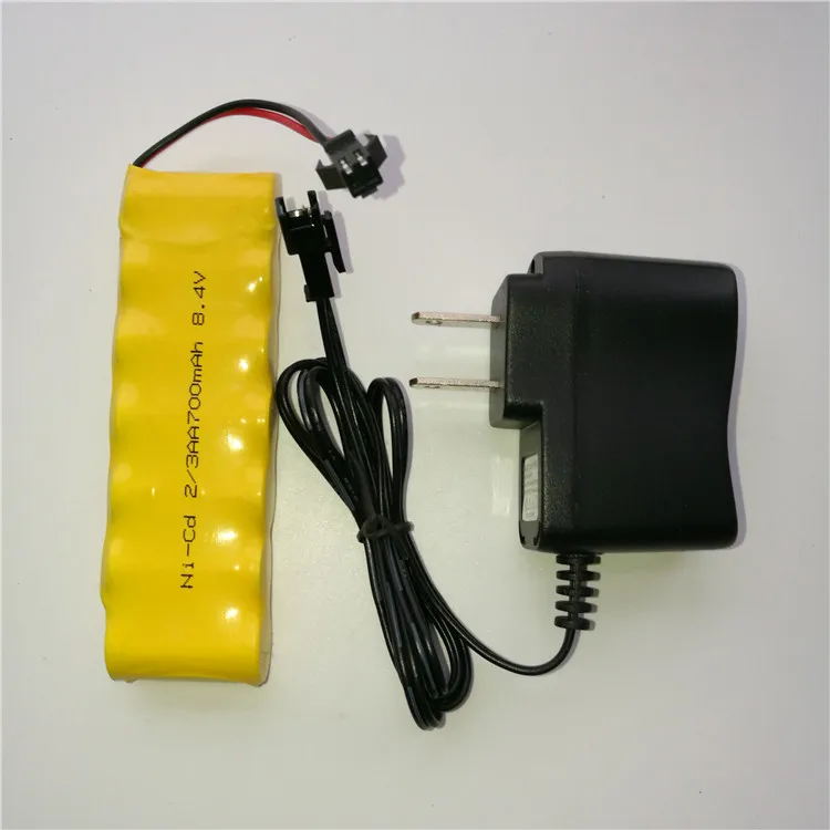 

MasterFire 8 упак./лот 8,4 V 700mah NI-CD 2/3AA батарея Удаленная деформация автомобиля электрические игрушки Робот перезаряжаемые батареи + зарядное устро...