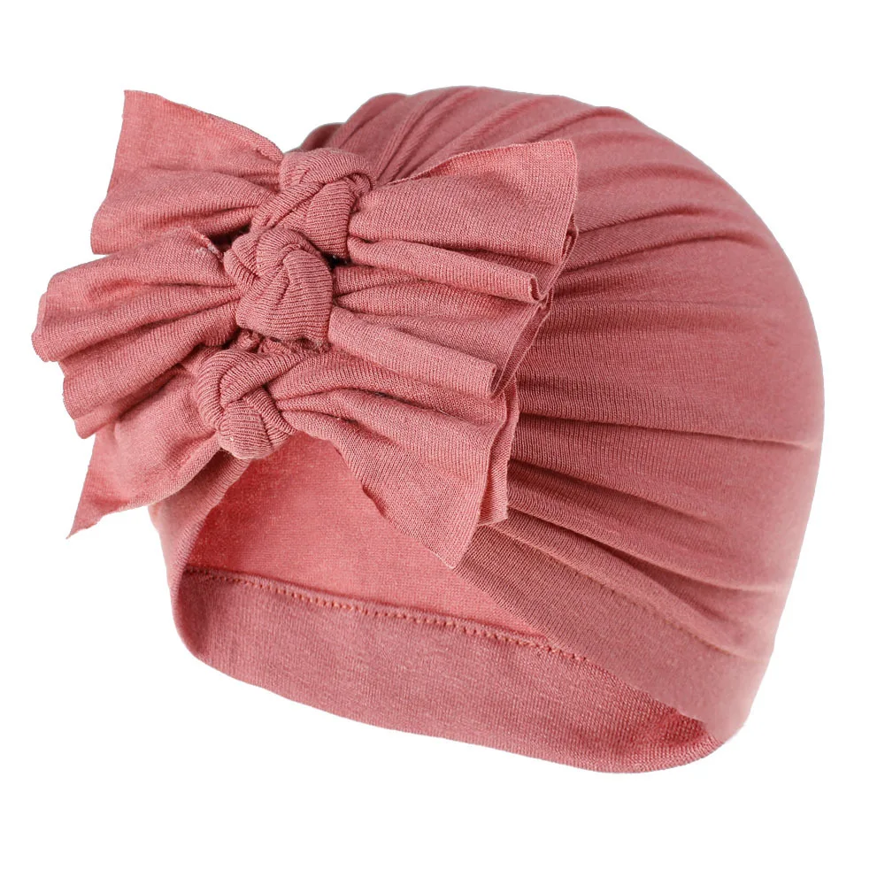 18 farben Baby Hut für Mädchen Bögen Turban Hüte Säuglings Fotografie Requisiten Baumwolle Kinder Beanie Baby Mütze Zubehör Kinder Hüte