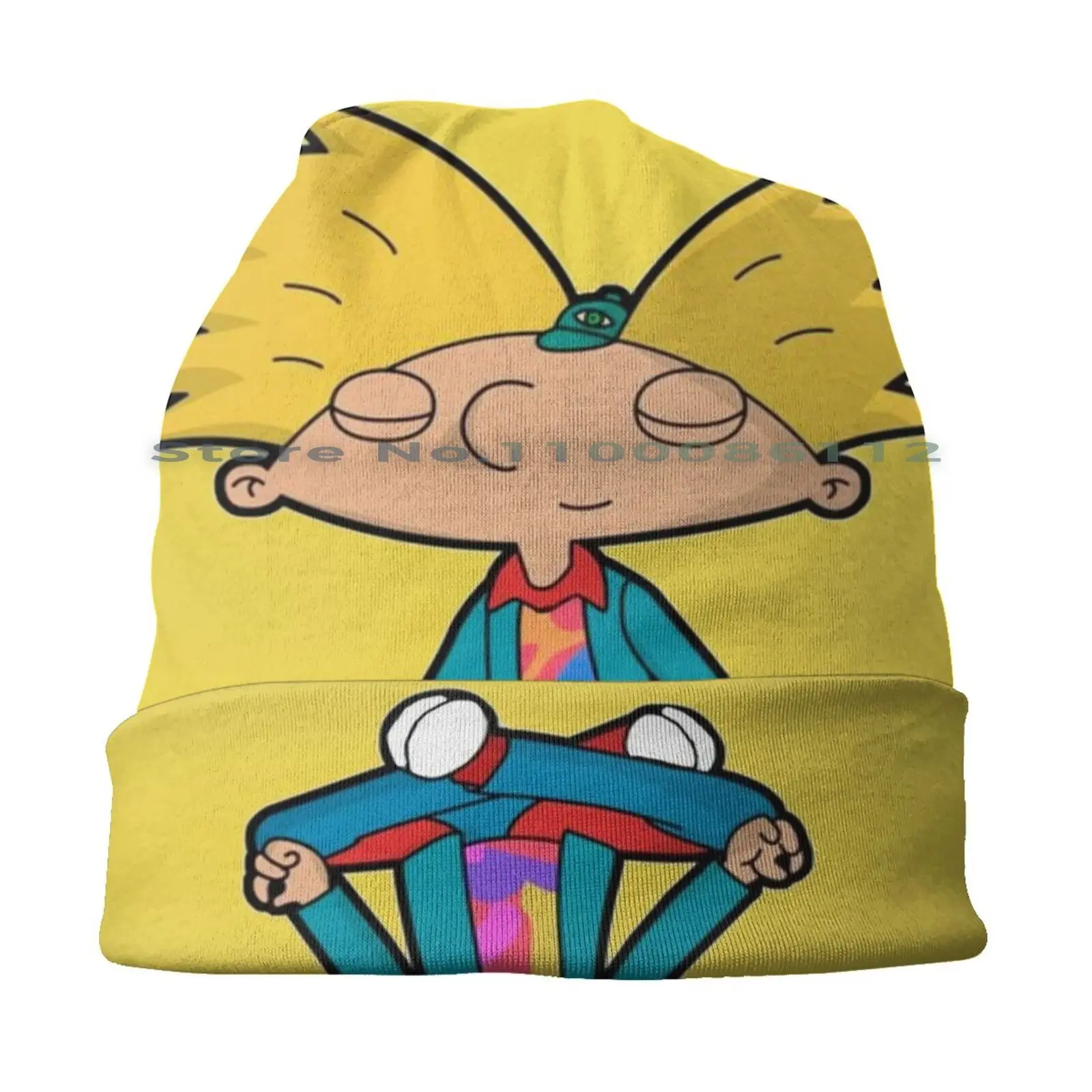 Arnold-Hey Beanies Knit Hat Arnold Vintage Cartoons Arnold Hey Gerald Helga Sunset Arms Phil Gertrude Old Tv Shows Retro