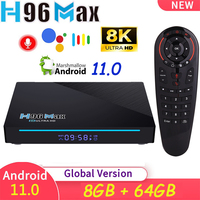 H96 MAX RK3566 4G 32G 8G DDR4 64G Smart TV BOX Android 11 2.4G/5G Dual Wifi 1000M Support 4K 8K HD BT Media Player Set Top Box