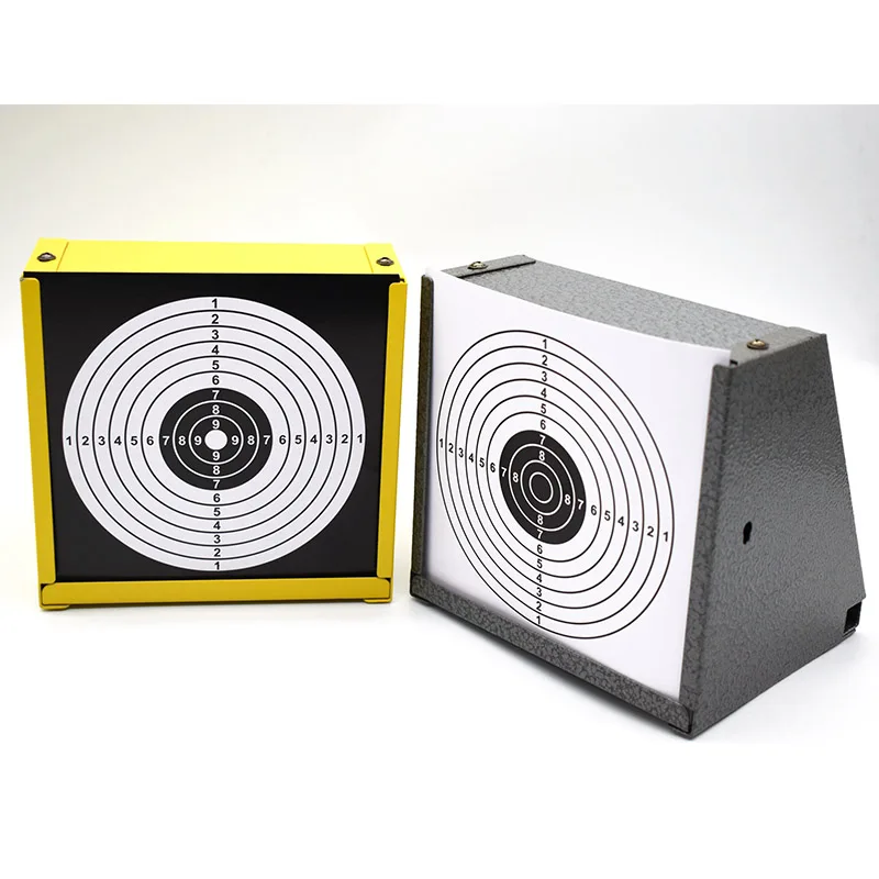 New Tactical Shooting Target Steel BB Gun Bullets Aim Target Self Resetting Spinning Pigeon Shooting Target with Pellet Trap