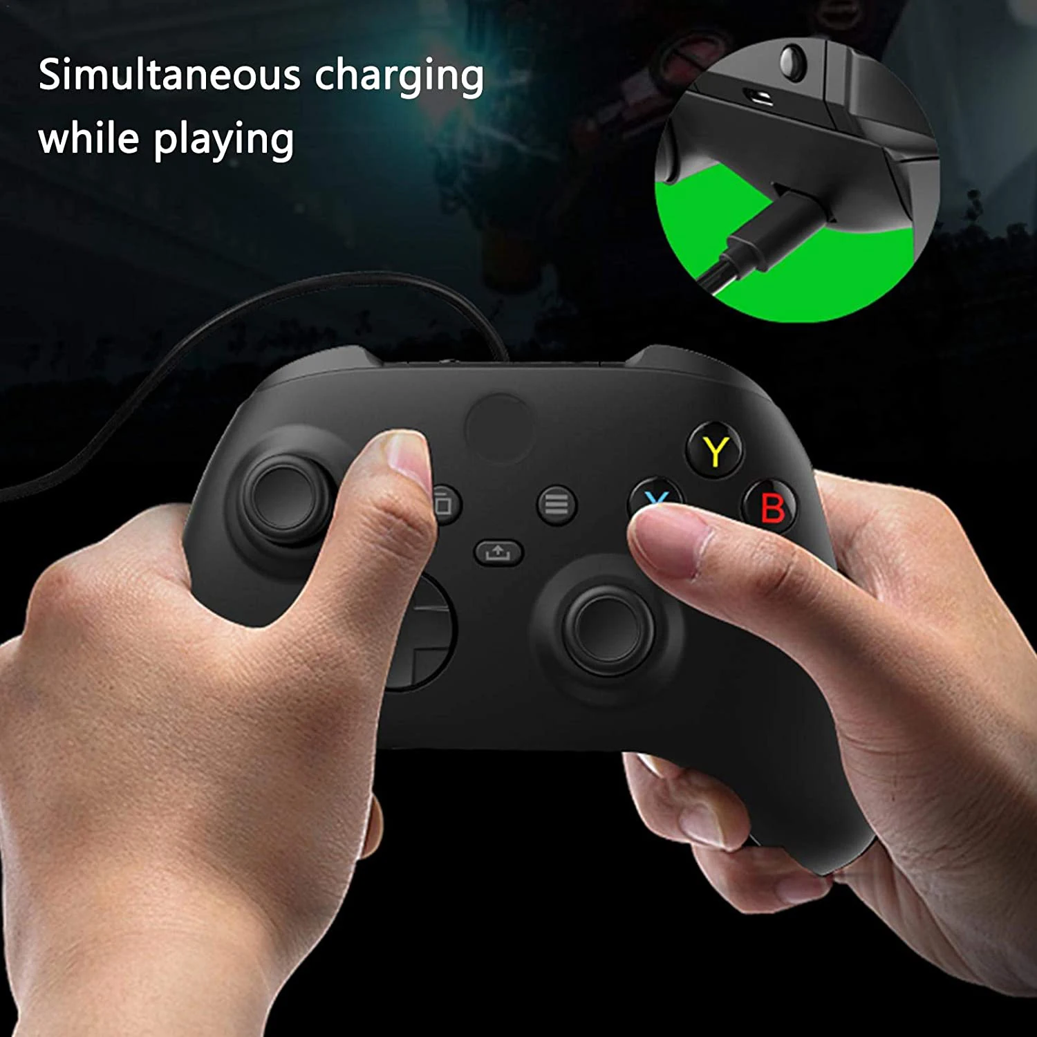 2 Pack For XBOX Series S X controller rechargeable polymer battery pack 1800mAh (with 1M cable) Suitable for XBOX Series X/S