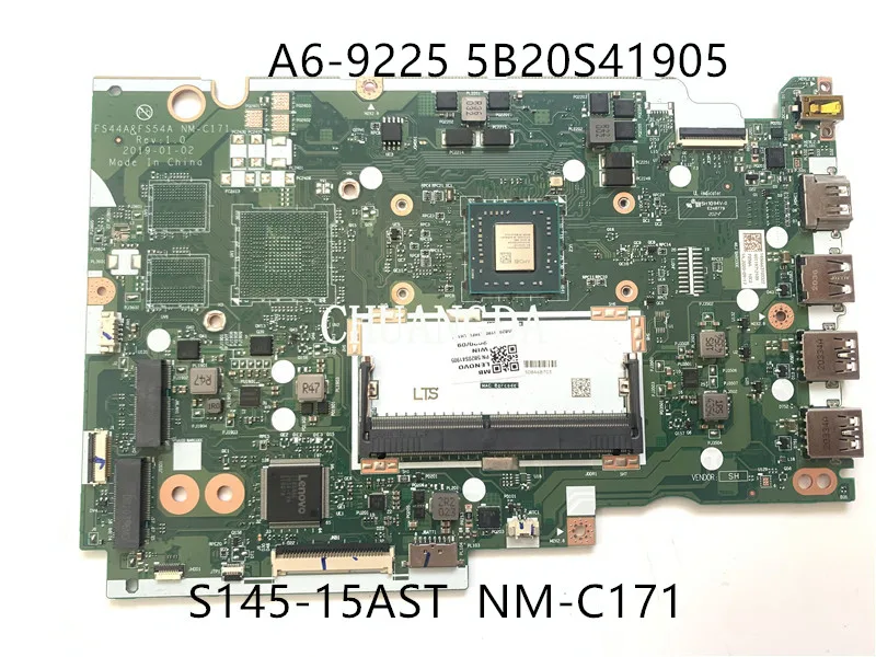 

S145-15AST материнская плата для ноутбука NM-C171 материнская плата CPU A6-9225 UMA FUR 5B20S41905 100%