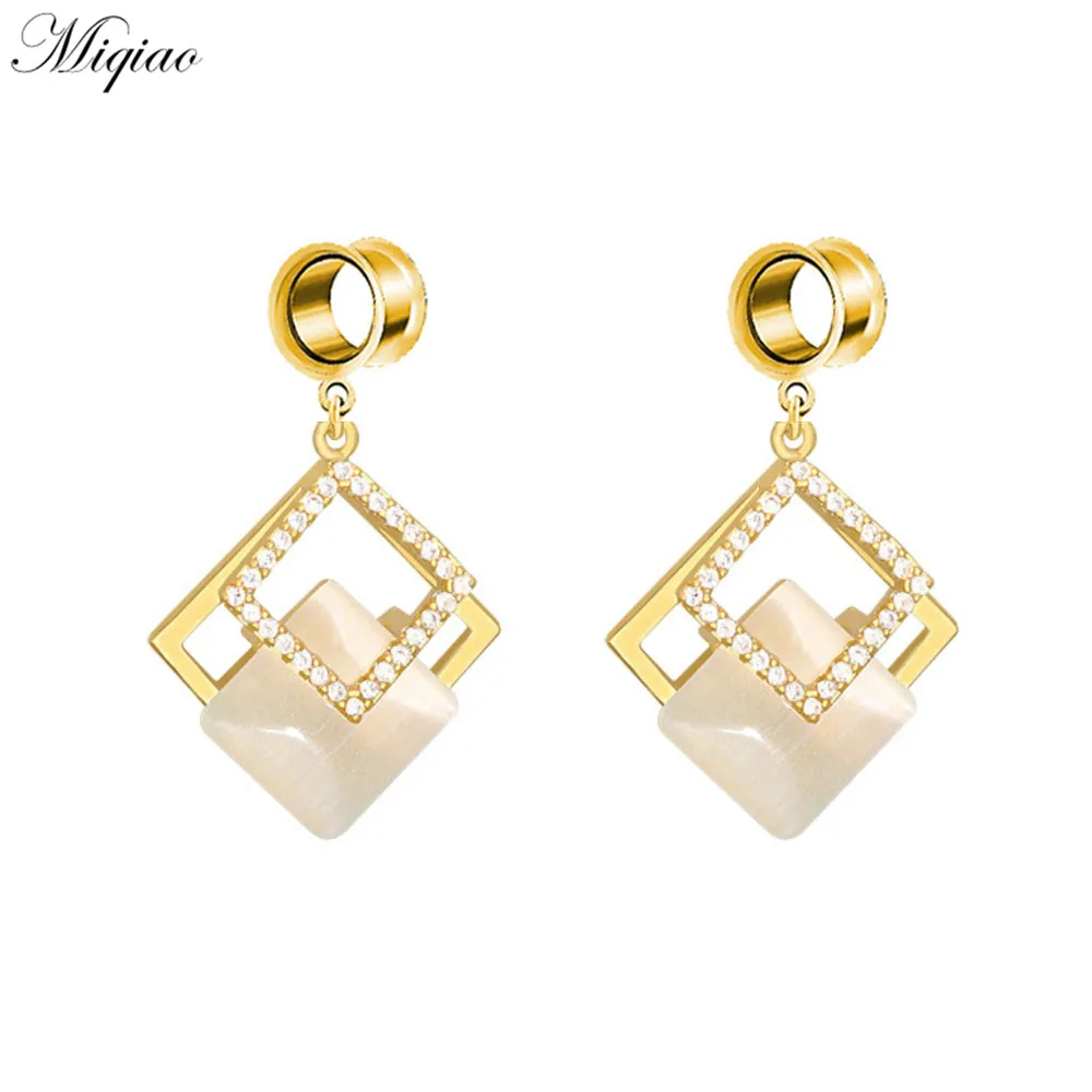 Miqiao 2pcs Trend All-match Asymmetric Love Bowknot Pendant Ear Expansion Body Piercing Jewelry image 3