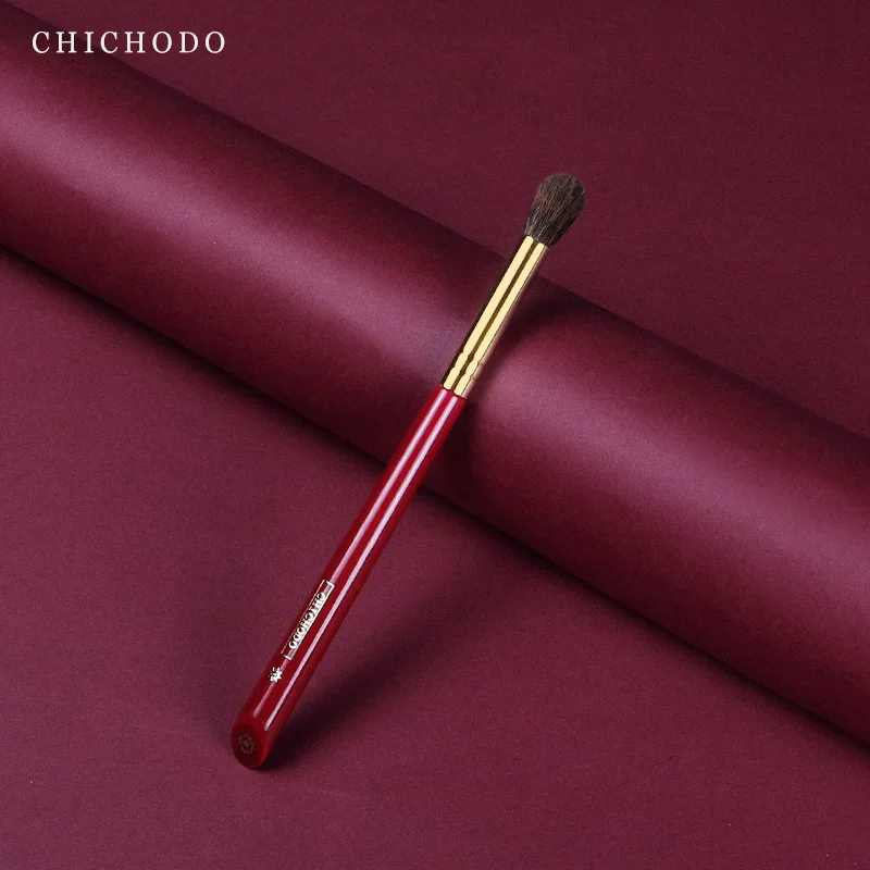 CHICHODO Makeup Brush-Luxurious Red Rose Series-High Quality Horse&Gray Rat Hair Blending Brush Cosmetic Natural Hair Make Up