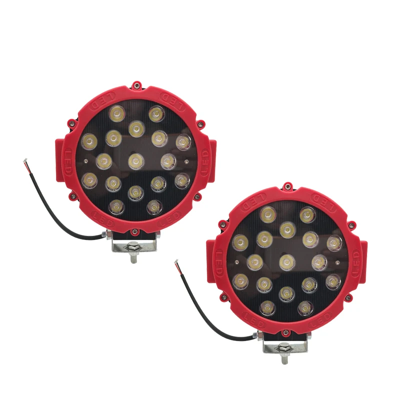 

Круглые Фонари ближнего света для внедорожников 4x4, внедорожников, грузовиков, трактор, квадроциклов, внедорожников, дальнего света, автомобильные аксессуары, 1 шт., 7 дюймов, 51 Вт