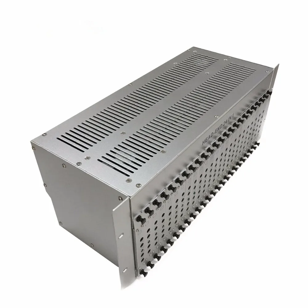 

24 in 1 fixed tv rf uhf vhf ip to encoder hd catv analog modulator