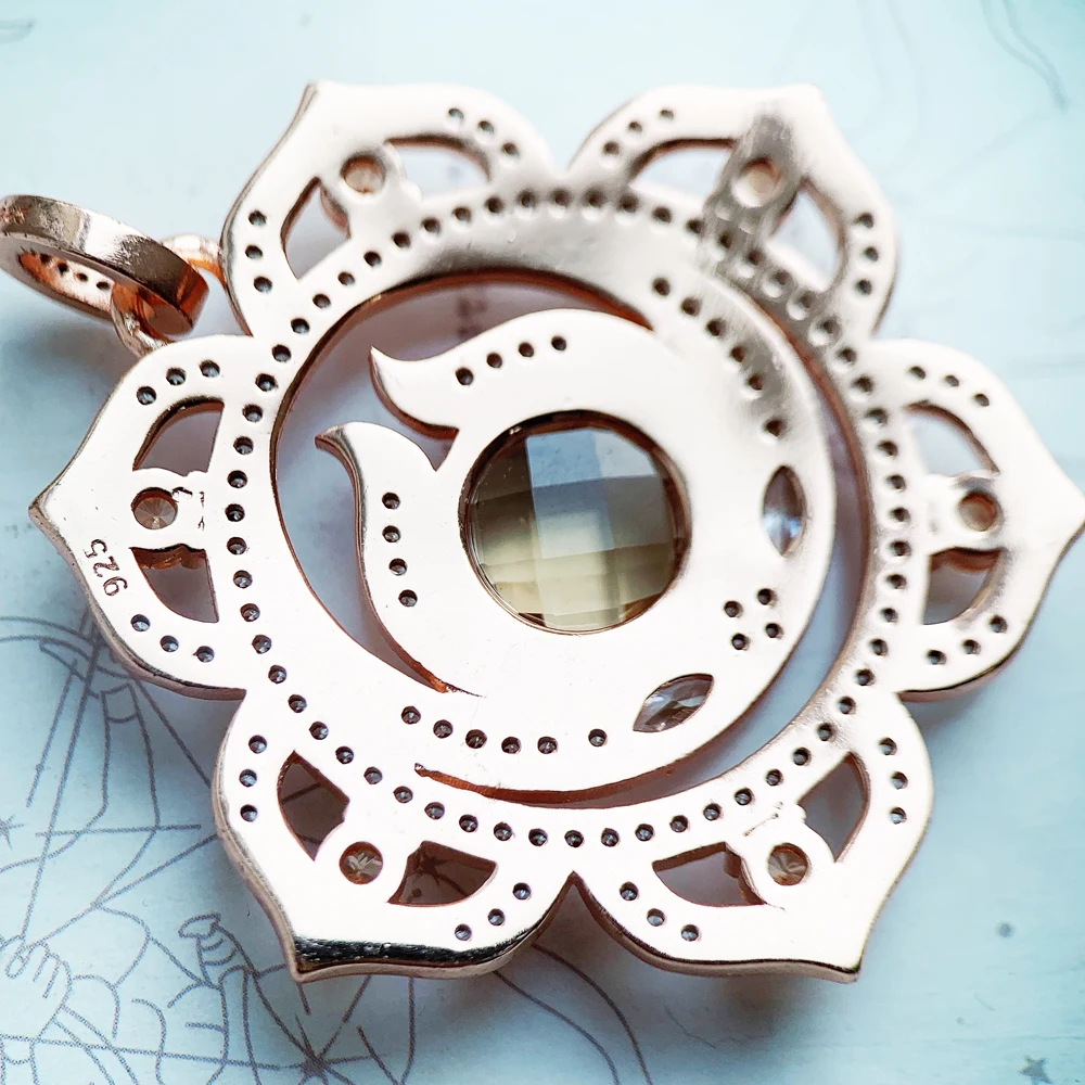 Pendant SPLENIC CHAKR Brand 925 Sterling Silver Glam Jewelry Europe Style Accessorie Soul Gift For Woman