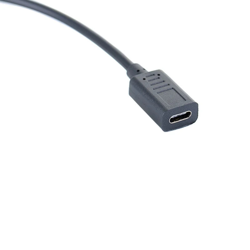 USB 3.1 typu C żeńska do micro USB 2.0 micro męski synchronizacja danych kabel zasilający przewód 0.25m 25cm