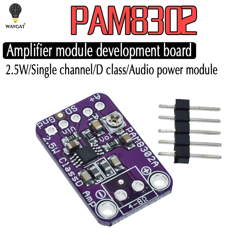 PAM8302A CJMCU-832 PAM8302 2.5W single channel Class D Audio power amplifier module  development board