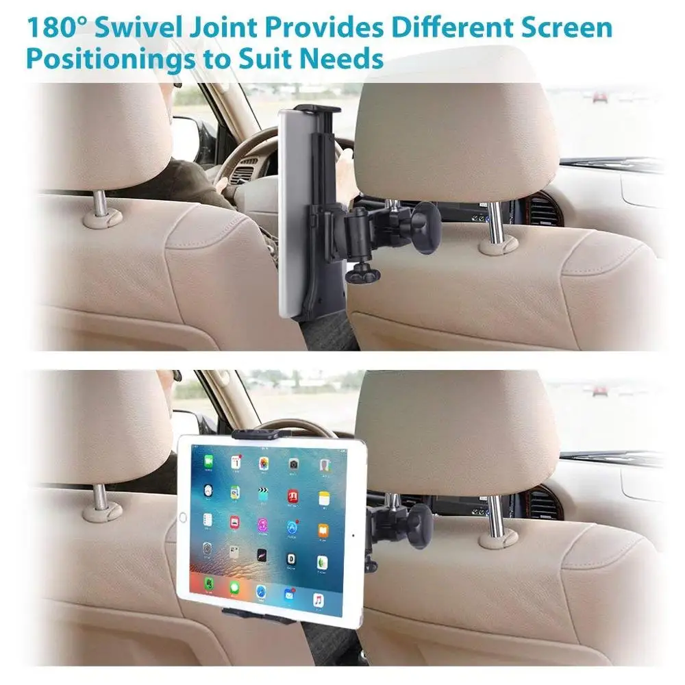 Headrest Mount For 7.0 10.1 11 Inch Car Tablet Holder Stand Back Seat Mounting Universal For Ipad Samsung Xiaomi Car Accessories