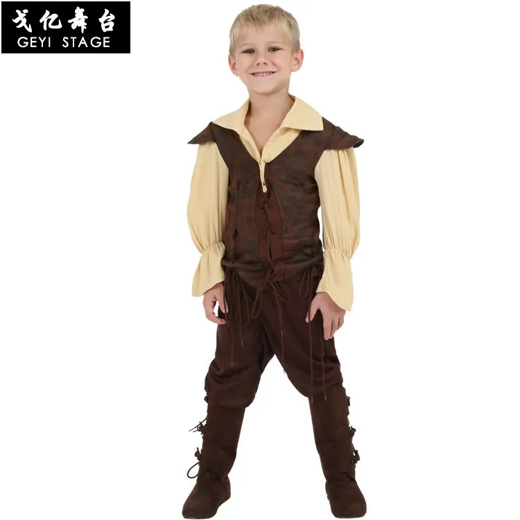 Halloween bühne spielen kostüme kinder männlichen Renaissance fürsten und aristokraten kleid up jungen leistung kostüme