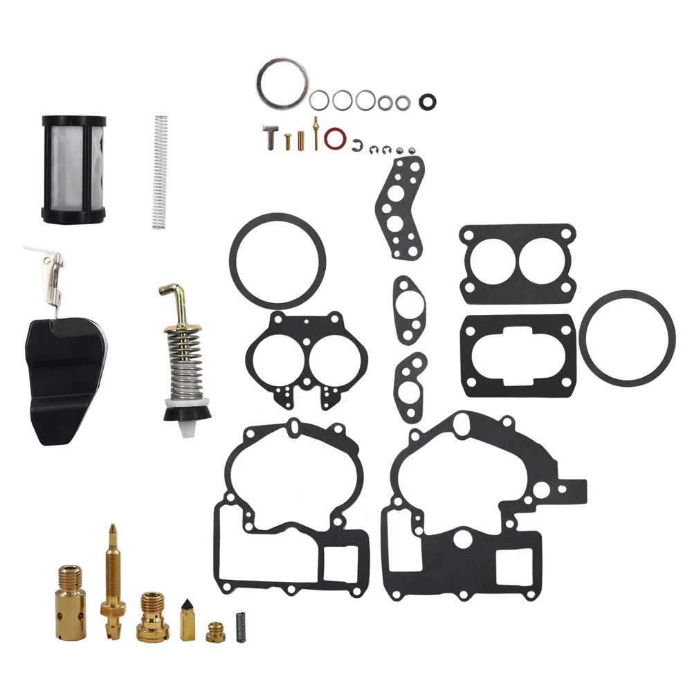 Carburetor 3302-804844002 Rebuild Kit For Mercruiser Marine 2Barrel 3.0 4.3 5.0