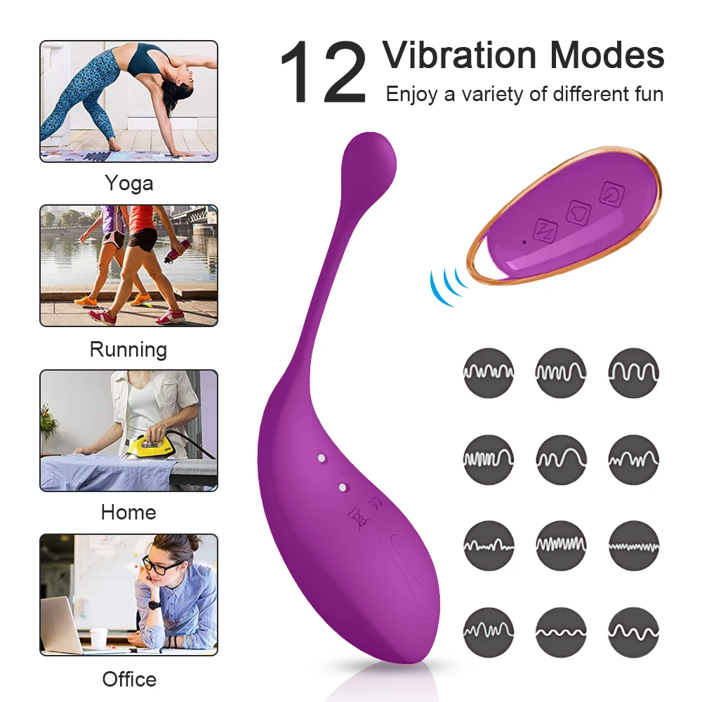 Wireless Remote Love Egg Vibrators For Women Vagina Ball Clitoris Stimulator Anal Plug Powerful Sex Toys For Adults ​Couples 18