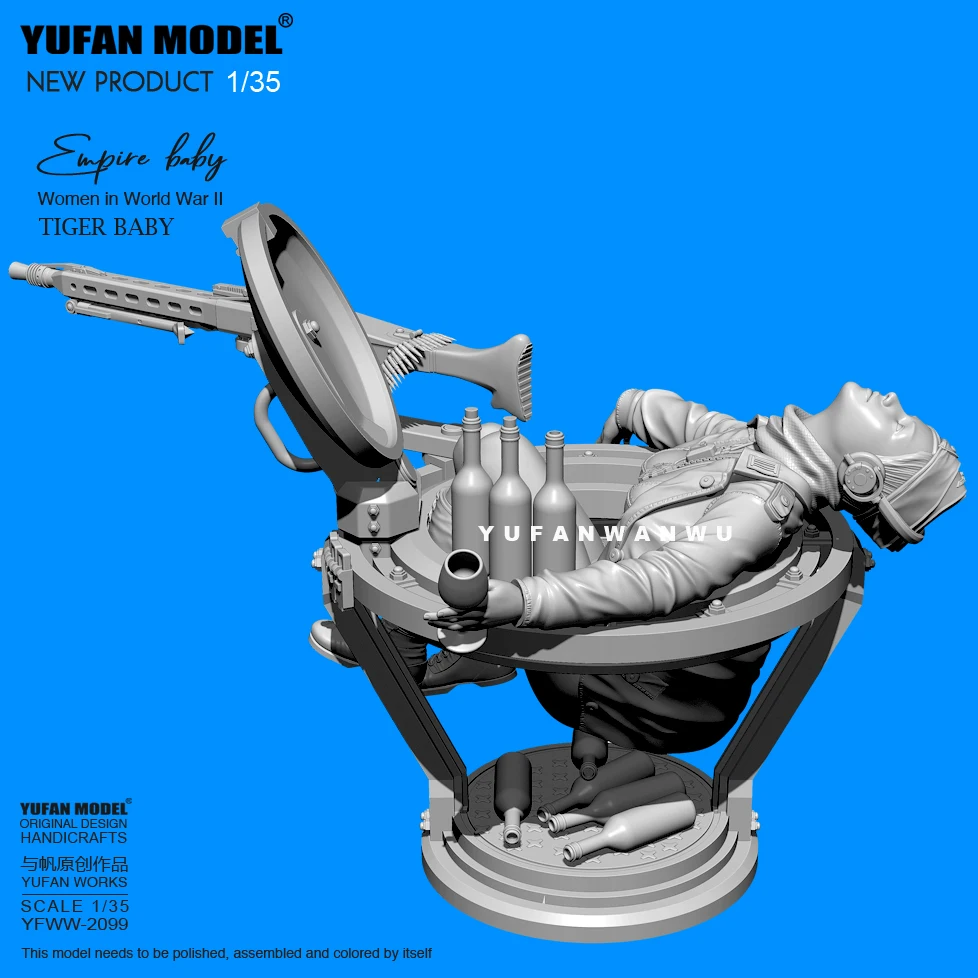 1/35 YUFAN Resin model kits figure colorless and self-assembled YFWW-2099