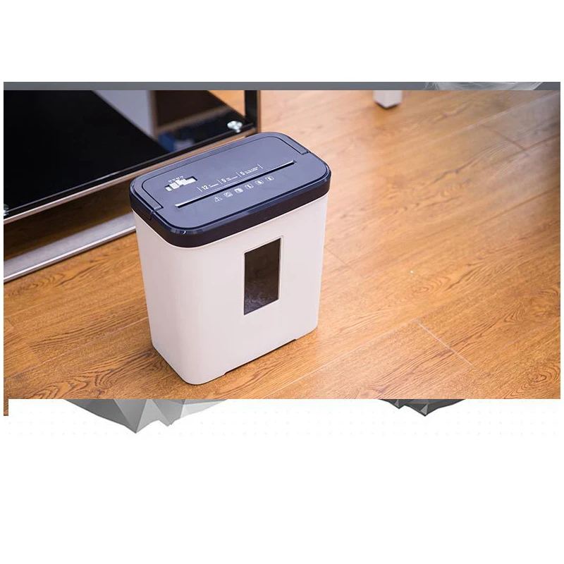 12L Level 4 Confidential Paper Shredder Mini Office Household Granular Paper Document Shredder can continuously shred 5 sheets