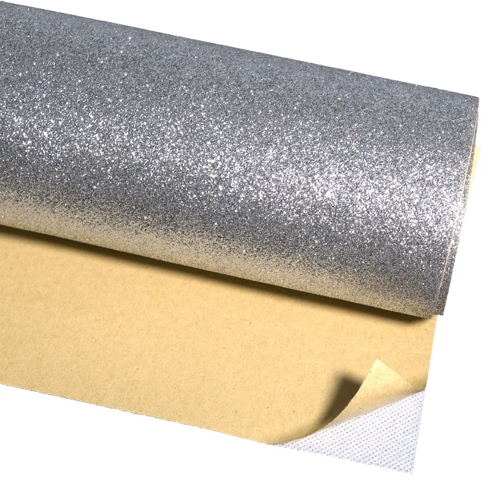 Self Adhesive Glitter Wallpaper Rolls For Walls Bling Peel and Stick Roll Decor Craft Fabric Wedding