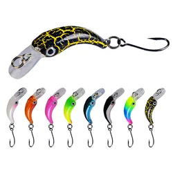 1pcs Mini Minnow Fishing Lure Wobblers 3.8cm 1.5g Floating Artificial Hard Bait with Single Hook Jerkbait Carp Bass Fishing