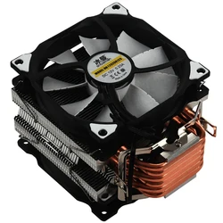 SNOWMAN M-T6 4PIN CPU Cooler Master 6 Heatpipe Double Fans 12cm Cooling Fan LGA775 1151 115X 1366 Support  AMD