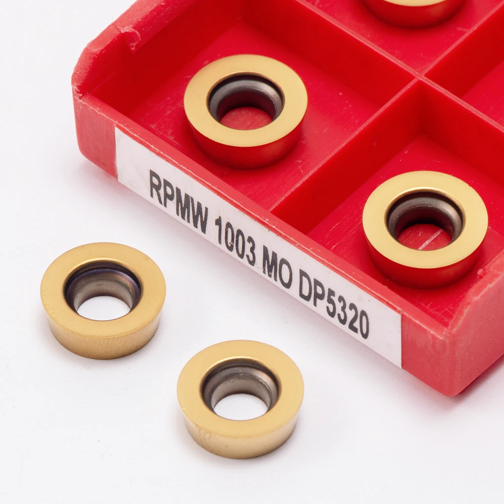 RPMW1003 MO DP5320 تحول إدراج مخرطة أداة آلة أداة 10 قطعة RPMW 1003 مو DP 5320 شفرة طحن أداة فهرسة