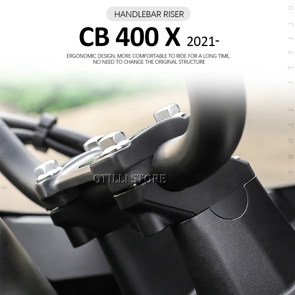 FOR Honda CB 400 X CB 400X CB400X 2021 2022 New Motorcycle Accessories CNC Handlebar Risers Clamp Height up Adapter