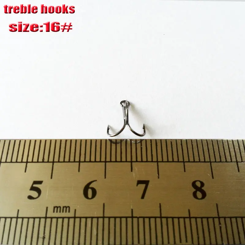 2020 HOT new  treble hooks  size 16#   quantily 1000pcs Fishing tackle small hook