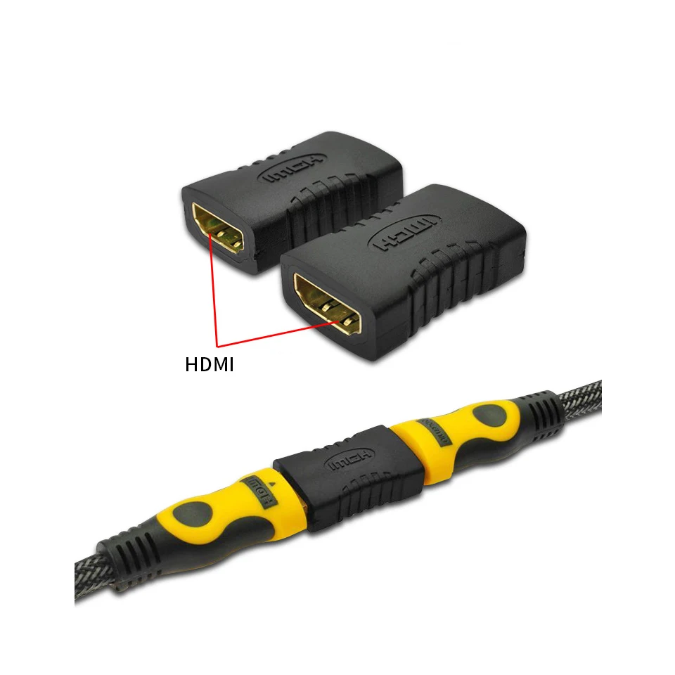 HDMI Coupler 5 Pack HDMIหญิงหญิงเชื่อมต่อFull HD 1080PสำหรับHDR ARCความเร็วสูงContacts
