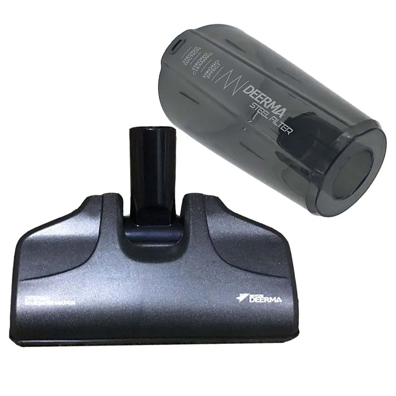 Dust Box or Floor Brush Head Suit for Deerma DX115C Handheld Vacuum Cleaner Spare Parts Dustbin Brush Replacement