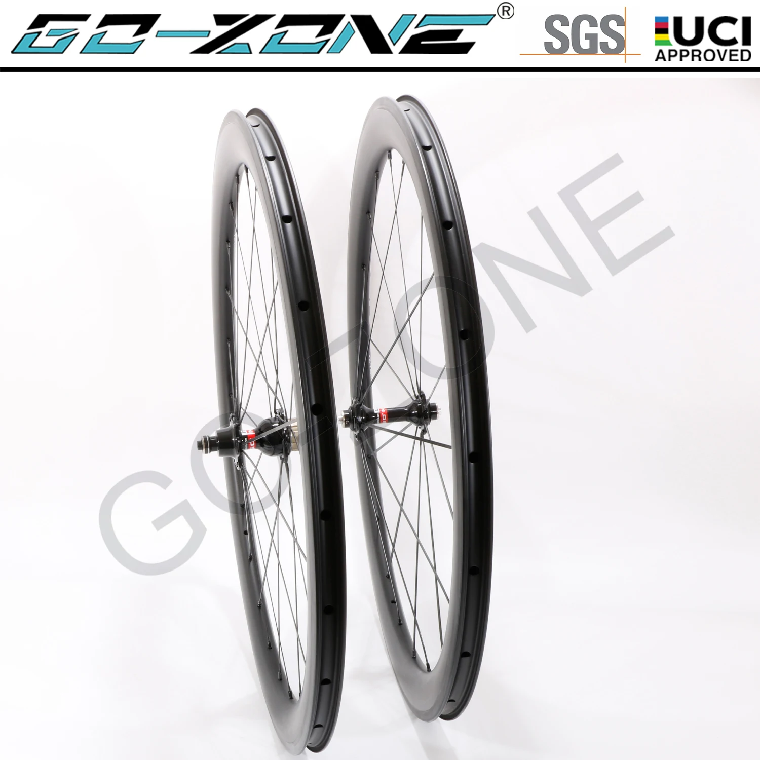 Carbon 700c Wheelset 26mm U Shape Rim Brake Clincher Tubeless Tubular High TG Novatec 271 372 Carbon Road Rim Brake Wheels