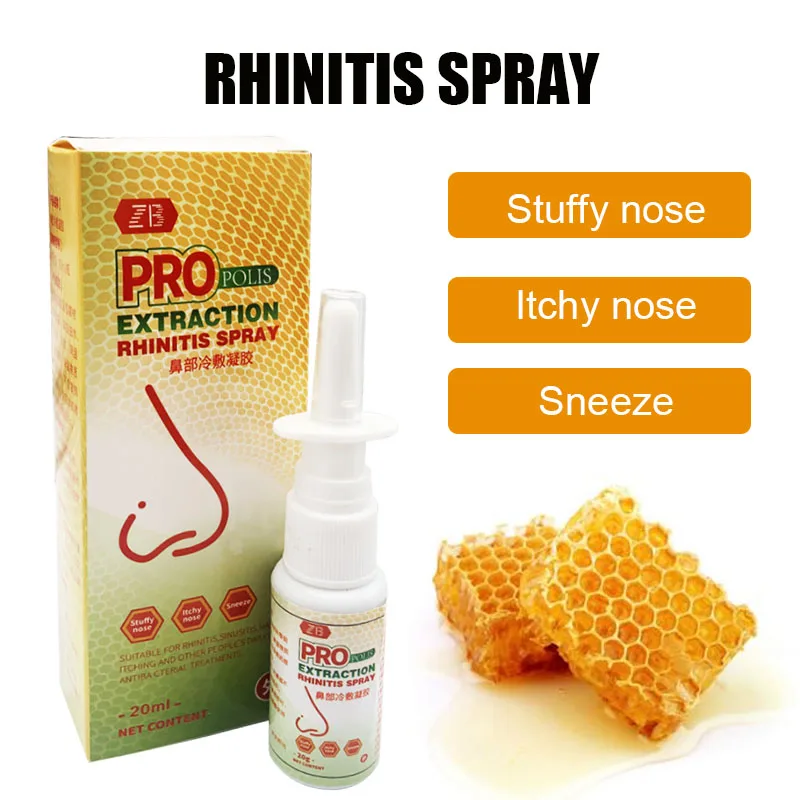 20ml New ZB Propolis Nasal Spray Rhinitis Treatment Chronic Rhinitis Sinusitis Spray Nose Care And Health Care Medical Plaster