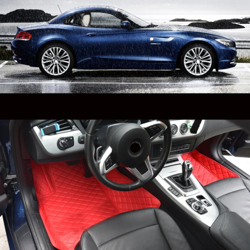 

for bmw z4 e89 g29 Leather Car floor mat rug carpet 2009 2010 2011 2012 2013 2014 2015 2016 2017 2018 2019 accessoires