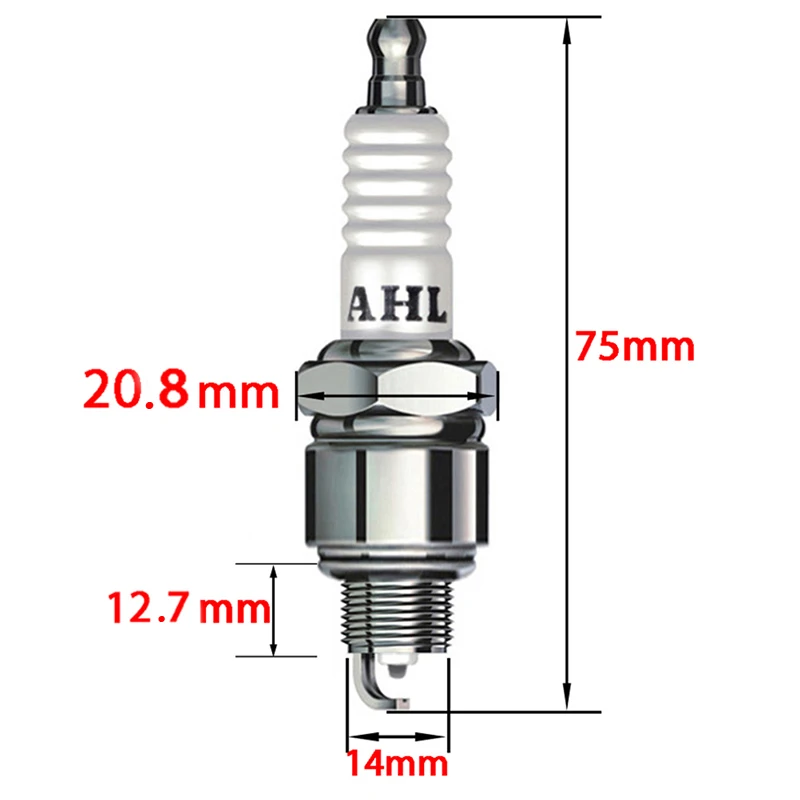 Motorcycle Ignition Spark Plug For BR6HIX BR7HIX BR8HIX BR9HIX BR10HIX BPR6HIX BPR7HIX BPR8HIX BR4HS BR5HS BR6HS BR7HS BR8HS