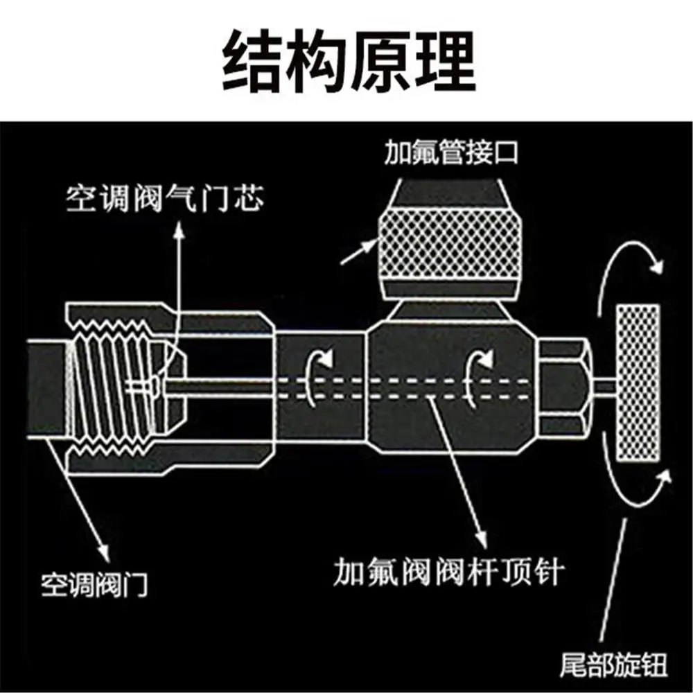 Air Conditioning Liquid Filling Safety Valve R22 Safety Valve R410 Refrigerant Filling Adapter Air Conditioning Fluoride Tool